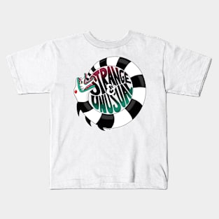 Strange striped worm Kids T-Shirt